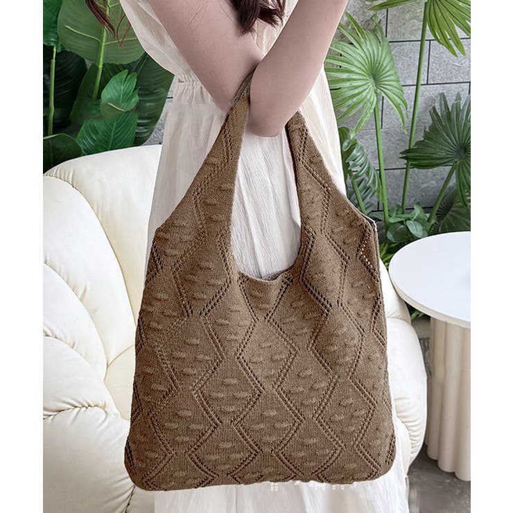 ブラウン | トートバッグ 大容量 軽量マルシェバッグ | Miniministore