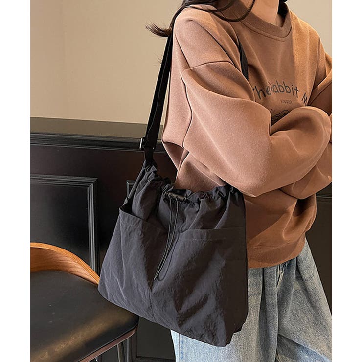 ブラック | ショルダーバッグ 男女兼用 ナイロンバッグ | SUNSHINE CLOSET
