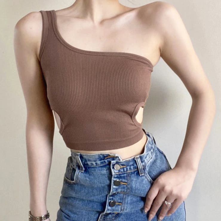 ☆CUPSHE☆ ワンショルダー タンキニトップ＆ボトムス 送料込 206a32c3e3617cad969964ac03353c