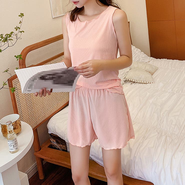 パジャマ ノースリーブ ルームウェア[品番：II000007084