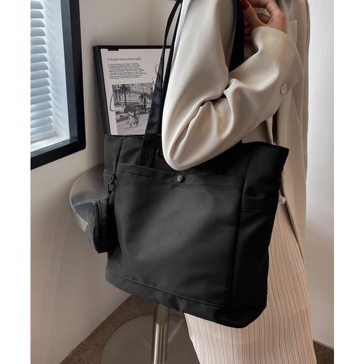 ブラック | トートバッグ 大容量鞄 A4 サブバッグ | SUNSHINE CLOSET