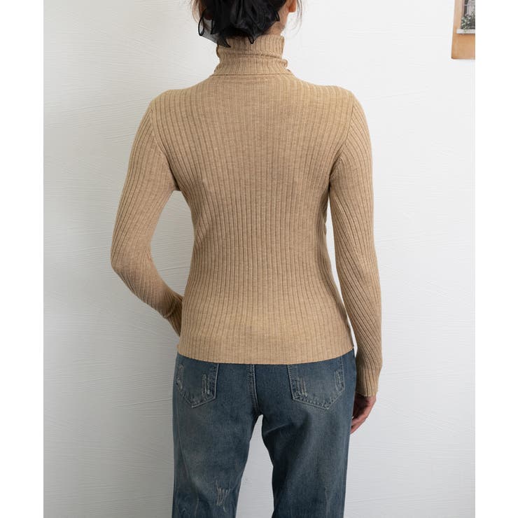 ニットトップス ハイネック 指穴デザイン | Miniministore | 詳細画像10 