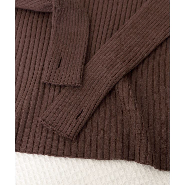 ニットトップス ハイネック 指穴デザイン | Miniministore | 詳細画像14 