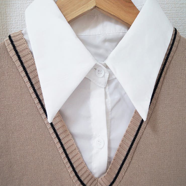 ドッキングシャツ トップス 切り替え オフィスカジュアル | Miniministore | 詳細画像10 