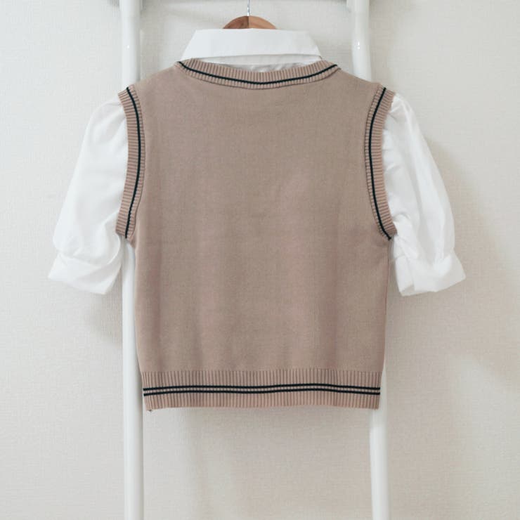 ドッキングシャツ トップス 切り替え オフィスカジュアル | Miniministore | 詳細画像13 