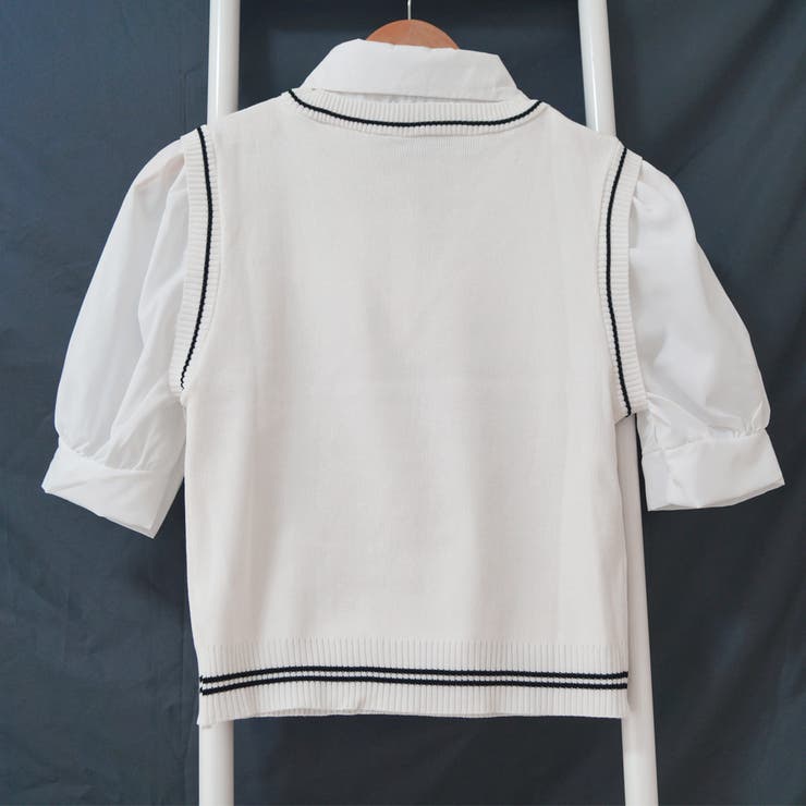 ドッキングシャツ トップス 切り替え オフィスカジュアル | Miniministore | 詳細画像16 