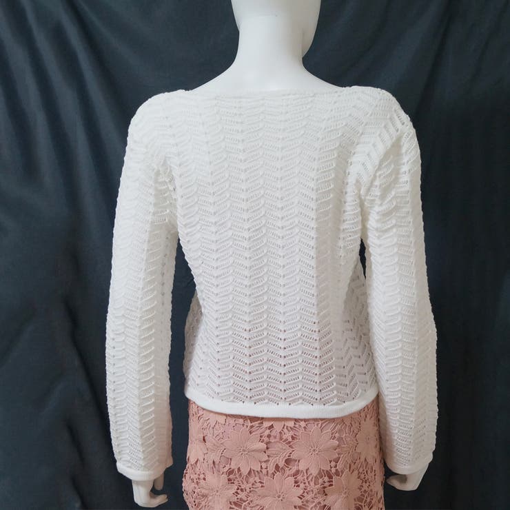 透かし編みニット メッシュニット 春秋冬 | Miniministore | 詳細画像13 