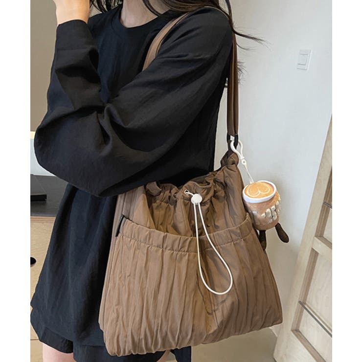 ショルダーバッグ 大容量 巾着バッグ | Miniministore | 詳細画像6 