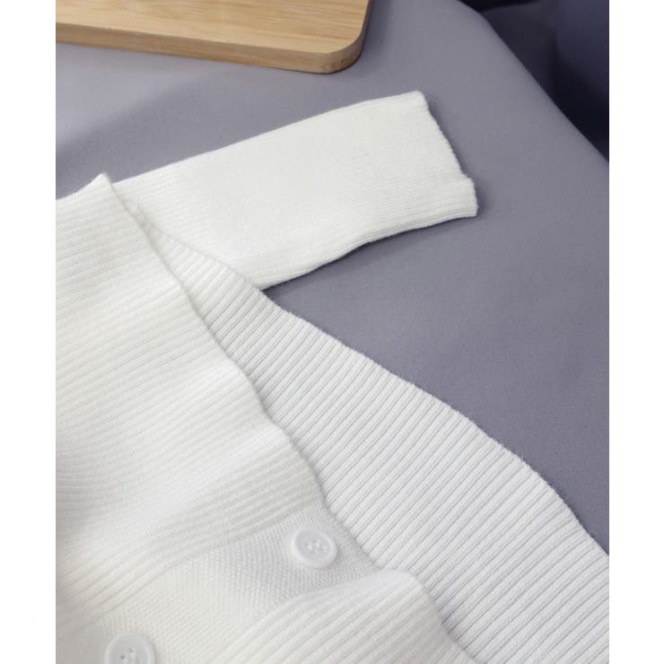 ニットトップス Vネック レース切替え | Miniministore | 詳細画像19