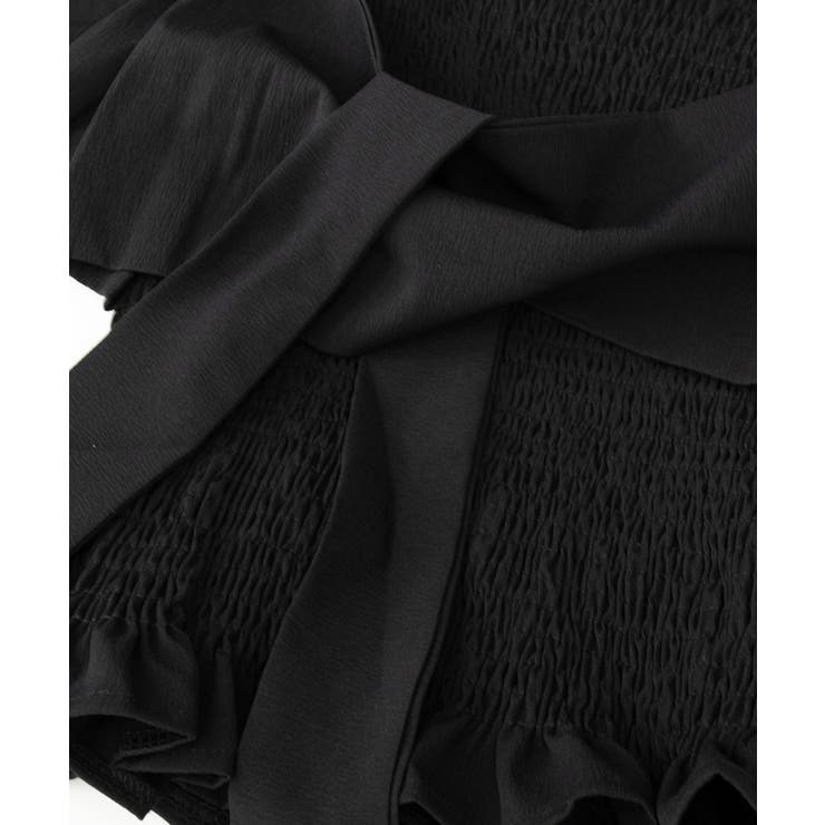 ブラウス 白黒 シャーリング ショート丈 | Miniministore | 詳細画像11 