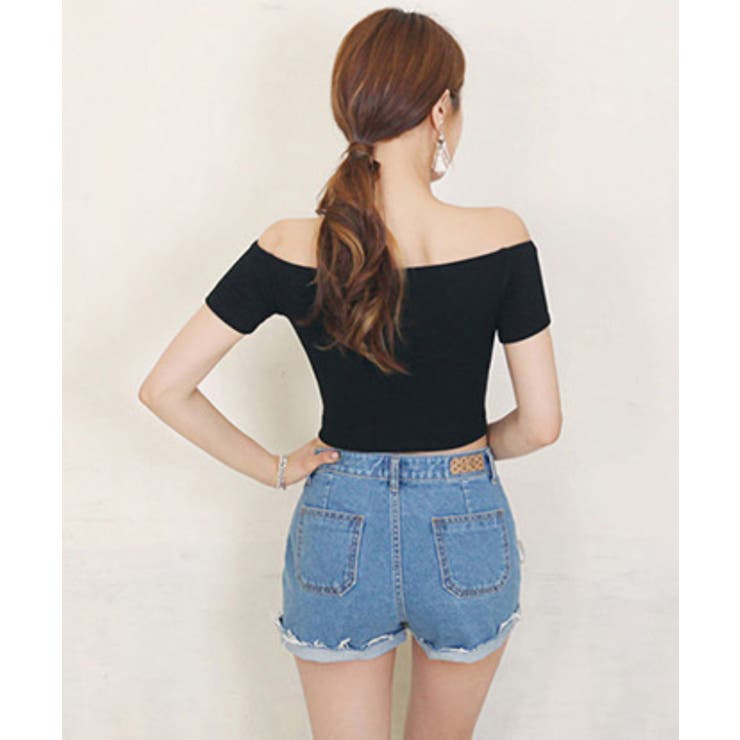 へそ出し Tシャツ夏 ショート丈トップス | Miniministore | 詳細画像4 