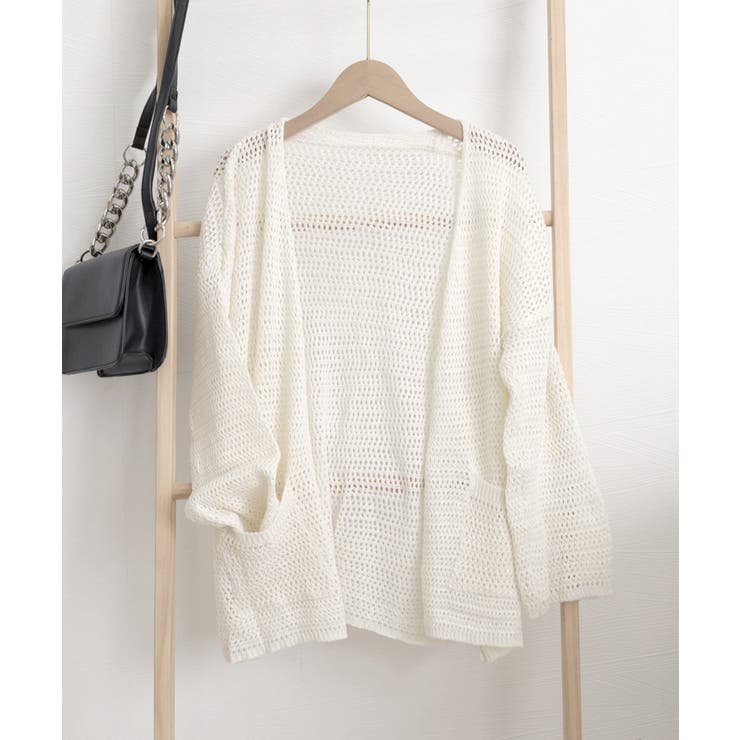 カーディガン メッシュトップス 薄手羽織 | Miniministore | 詳細画像14 