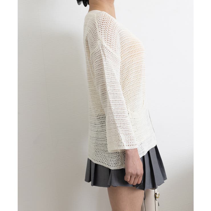 カーディガン メッシュトップス 薄手羽織 | Miniministore | 詳細画像6 