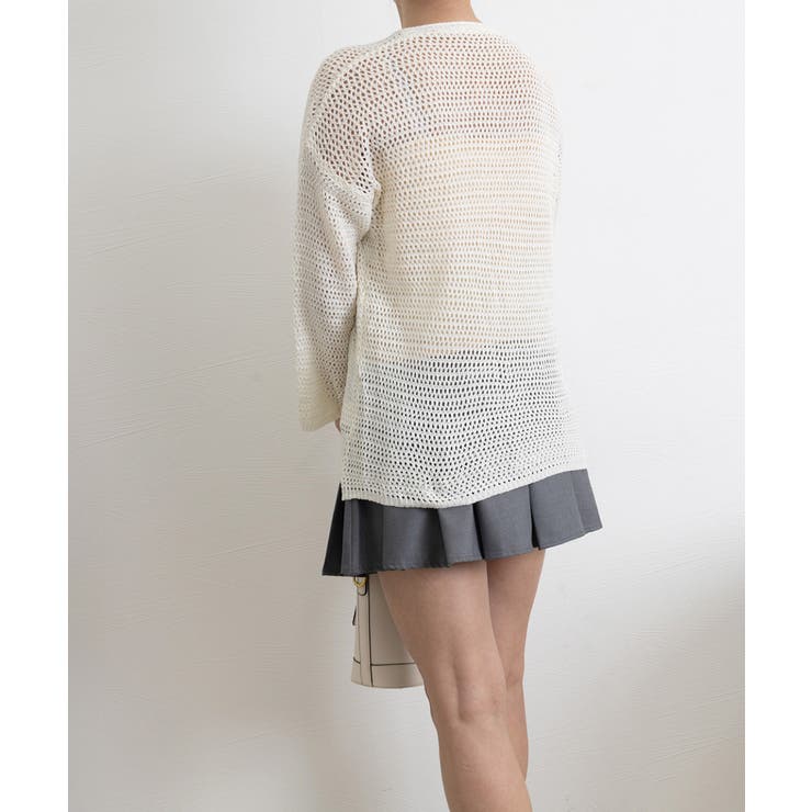 カーディガン メッシュトップス 薄手羽織 | Miniministore | 詳細画像8 