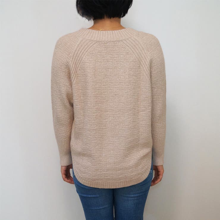 ラウンドスリットニット Vネック | Miniministore | 詳細画像14 