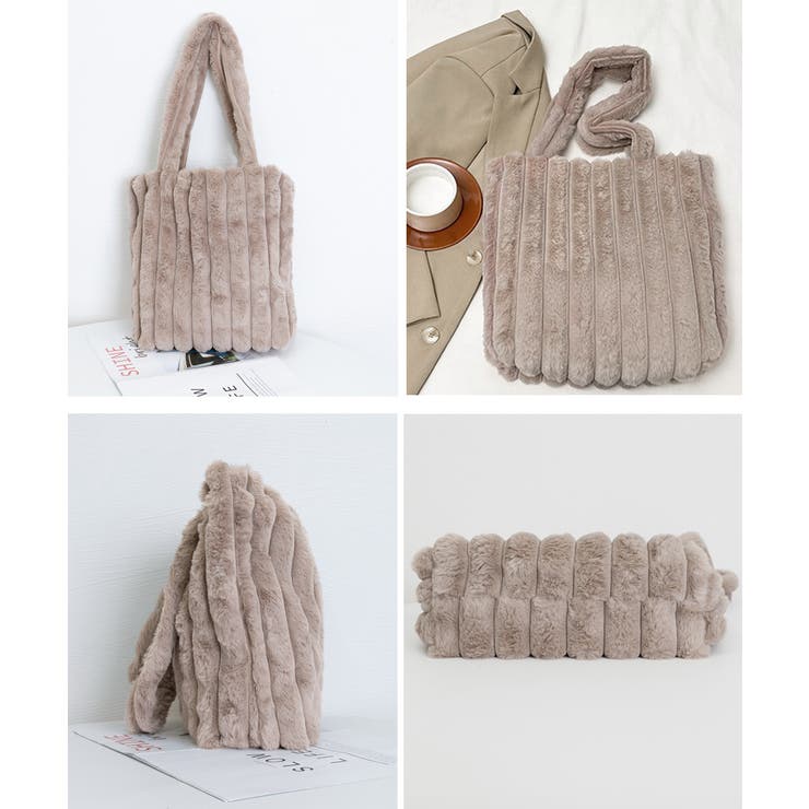 トートバッグ A4サイズ鞄 ファーバッグ | Miniministore | 詳細画像8 