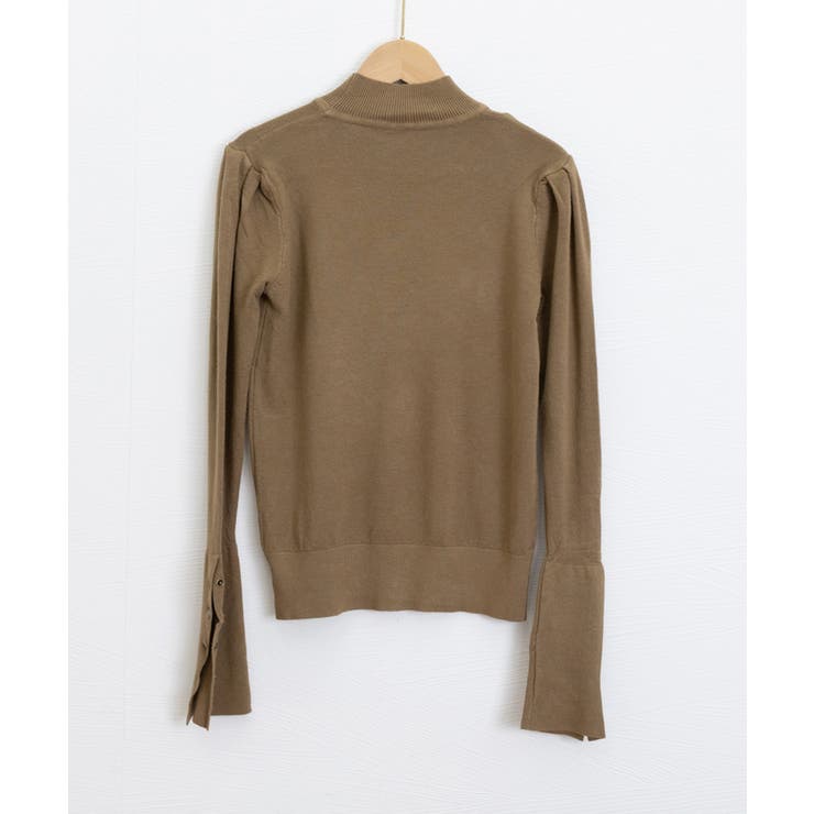 ニットトップス 長袖 ハイネック 重ね着 | Miniministore | 詳細画像11 