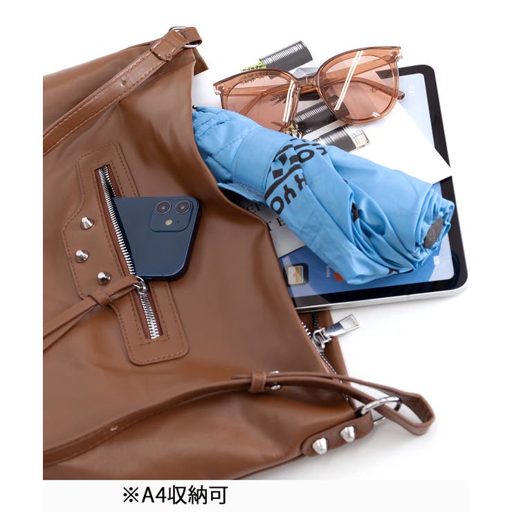 トートバッグ PUレザー 大容量かばん | Miniministore | 詳細画像10 