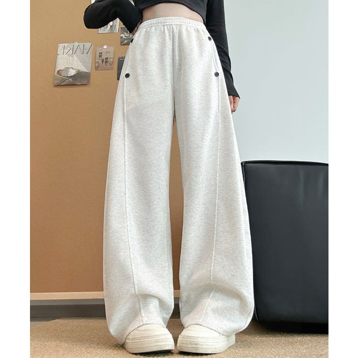 スウェットパンツ 韓国風 ロングパンツ | Miniministore | 詳細画像4 