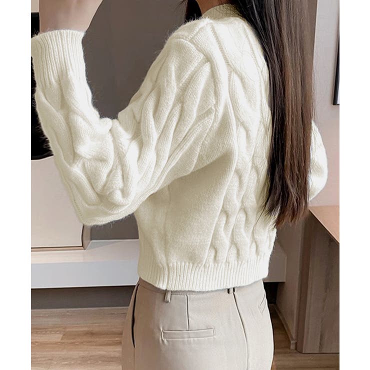 ニットトップス ショート丈 レディース | Miniministore | 詳細画像2 