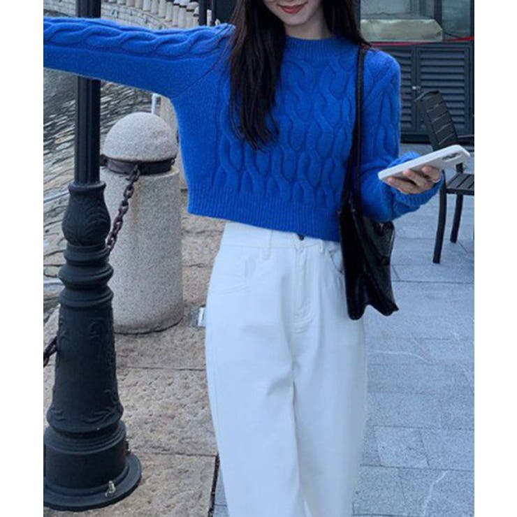 ニットトップス ショート丈 レディース | Miniministore | 詳細画像8 