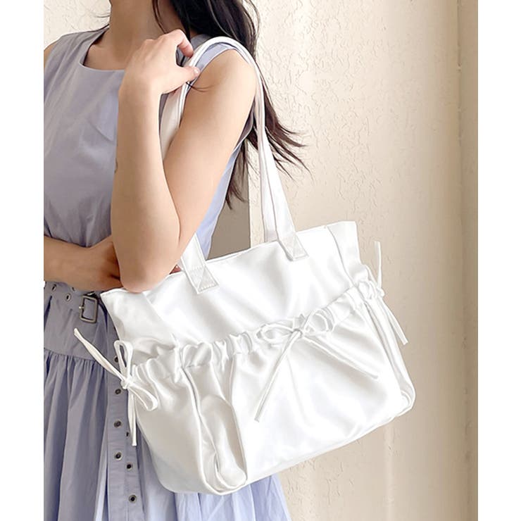 トートバッグ リボン 大容量バッグ A4 | Miniministore | 詳細画像2 