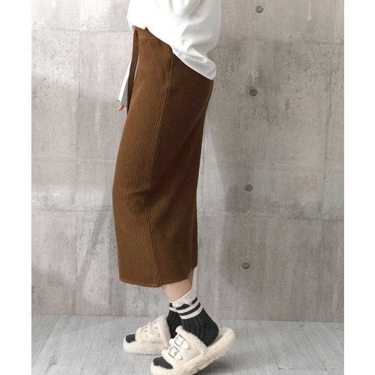 ロングスカート ミモレ丈 秋冬服 韓国風 | Miniministore | 詳細画像9 