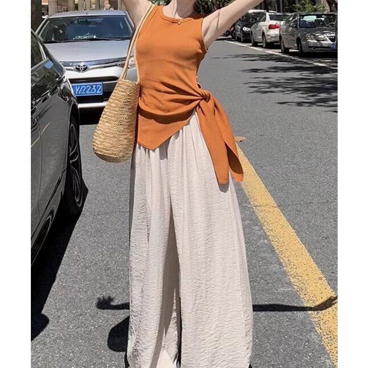 タンクトップ 韓国風 サイドスリット夏服 | Miniministore | 詳細画像3 