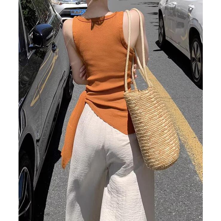タンクトップ 韓国風 サイドスリット夏服 | Miniministore | 詳細画像4 