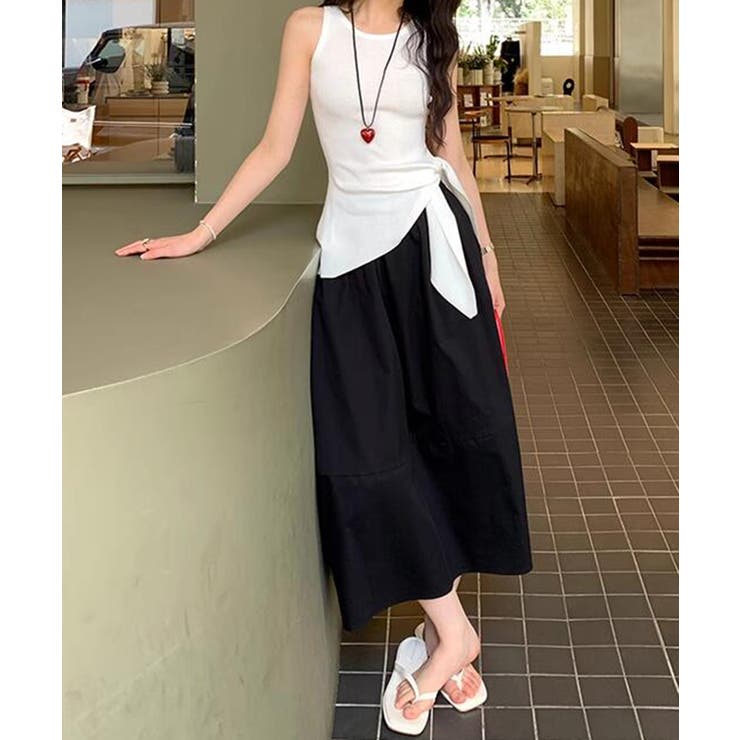 タンクトップ 韓国風 サイドスリット夏服 | Miniministore | 詳細画像7 