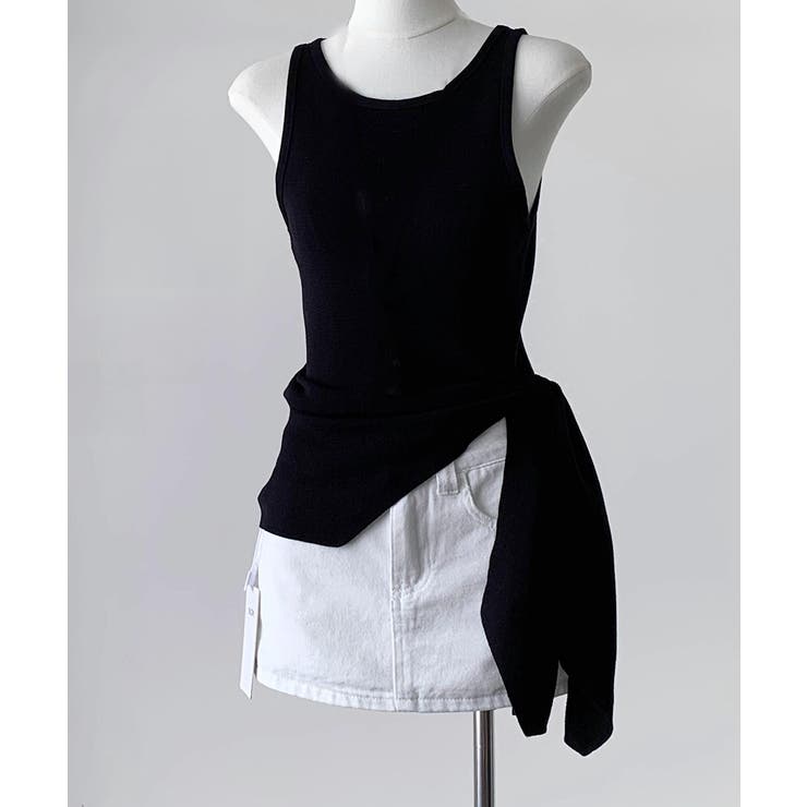 タンクトップ 韓国風 サイドスリット夏服 | Miniministore | 詳細画像9 