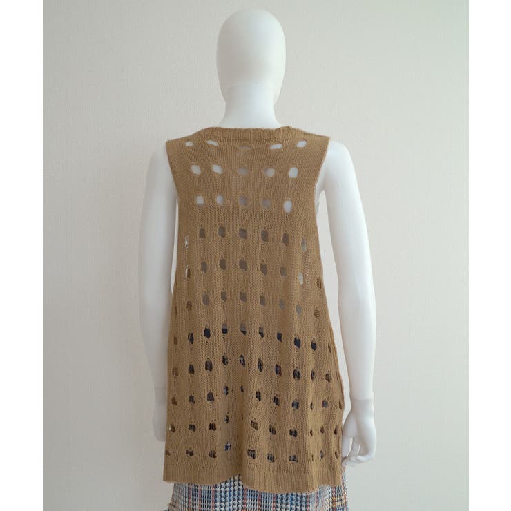 ニットベスト 穴あき レディース 春秋夏 | Miniministore | 詳細画像11 