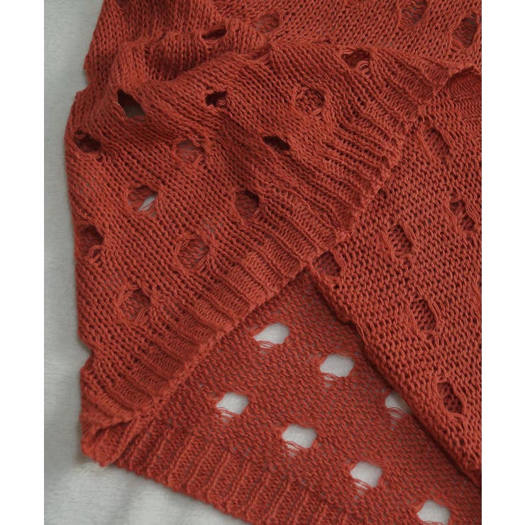 ニットベスト 穴あき レディース 春秋夏 | Miniministore | 詳細画像8 