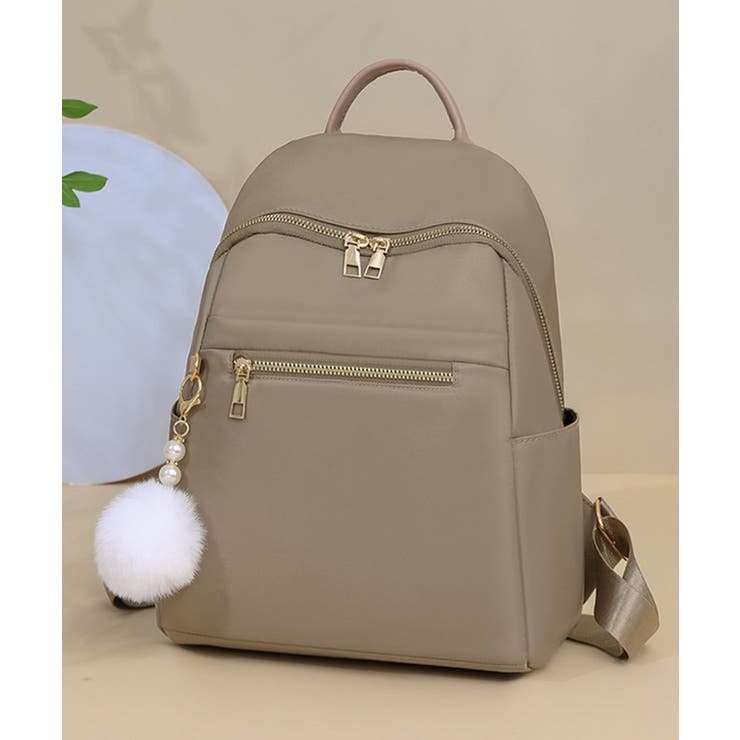 リュックサック 軽量 ファーチャーム付き | Miniministore | 詳細画像12 