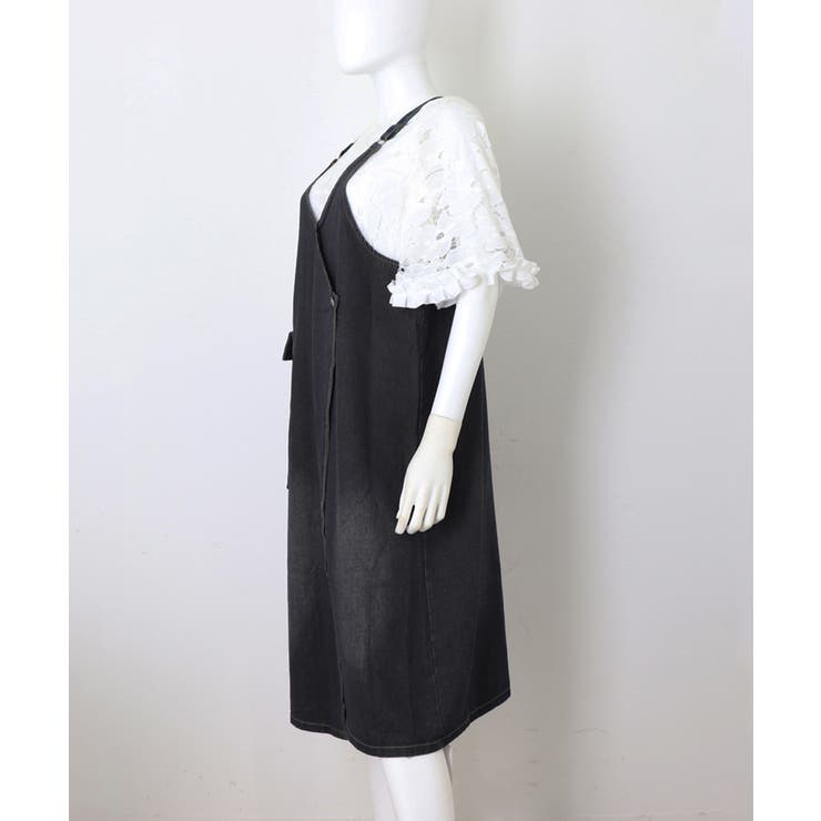 サロペット ロング丈 デニムワンピース | Miniministore | 詳細画像9 