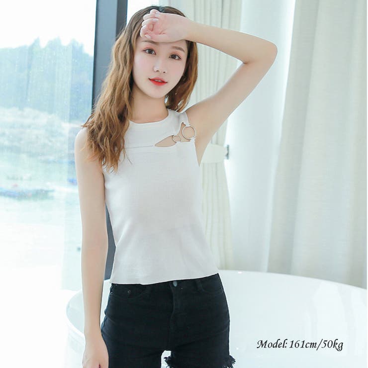 タンクトップ セクシー 重ね着 レディースキャミ タンクトップ シンプル 品番 Ii Miniministore ミニミニストア の レディースファッション通販 Shoplist ショップリスト