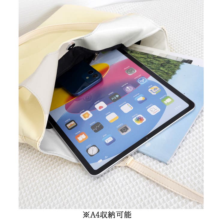 トートバッグ 大容量 肩掛けバッグ 合皮 | Miniministore | 詳細画像8 