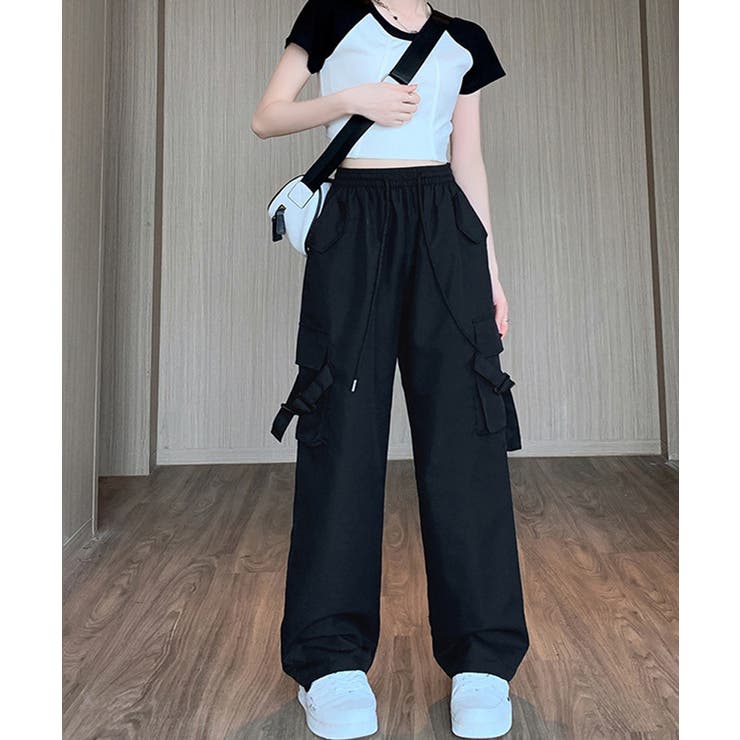カーゴパンツ レディース ワイドパンツ | Miniministore | 詳細画像3 