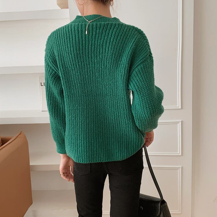ニットトップス 春秋冬 畦編みニット miniministore｜ニットトップス 春秋冬 畦編みニット | Rakuten
