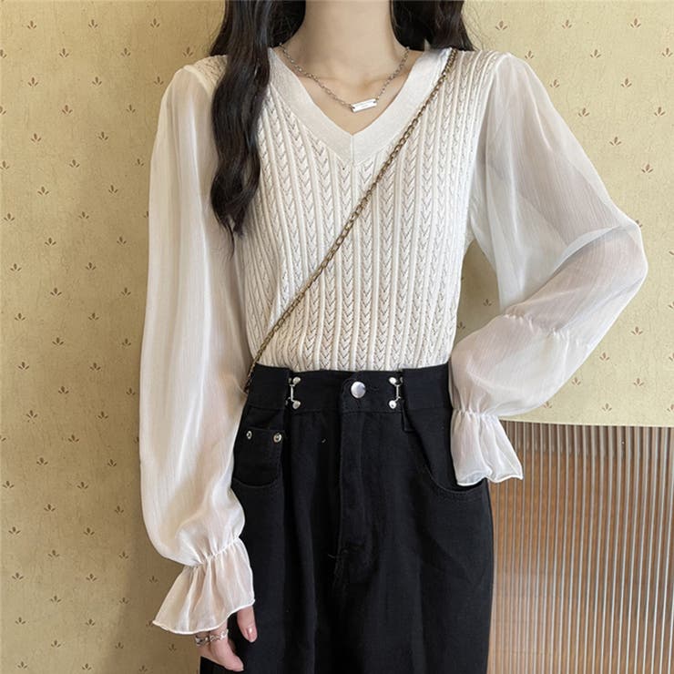 レディース ニットトップス 韓国 秋服 品番 Ii Miniministore ミニミニストア のレディースファッション通販 Shoplist ショップリスト