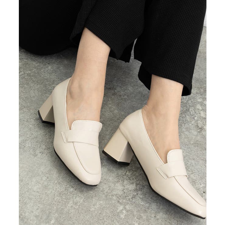 ≪超目玉★12月≫ Chunky Heel Sabot 36 アイボリー（Chunky Heel Sabot 靴
