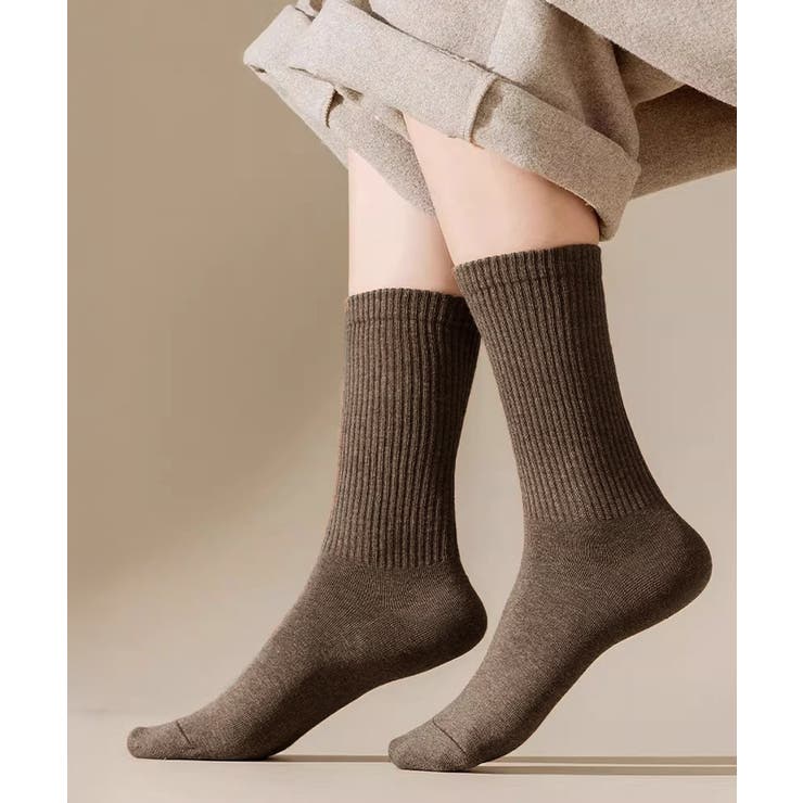 ブラウン | 中筒靴下 ローソックス アンクルソックス | SUNSHINE CLOSET