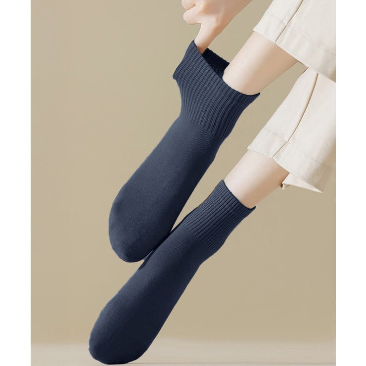 ネイビー | 中筒靴下 ローソックス アンクルソックス | SUNSHINE CLOSET
