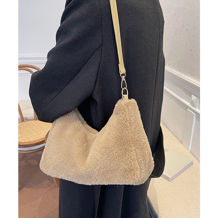 ベージュ | ファーバッグ ショルダーバッグレディース | Miniministore