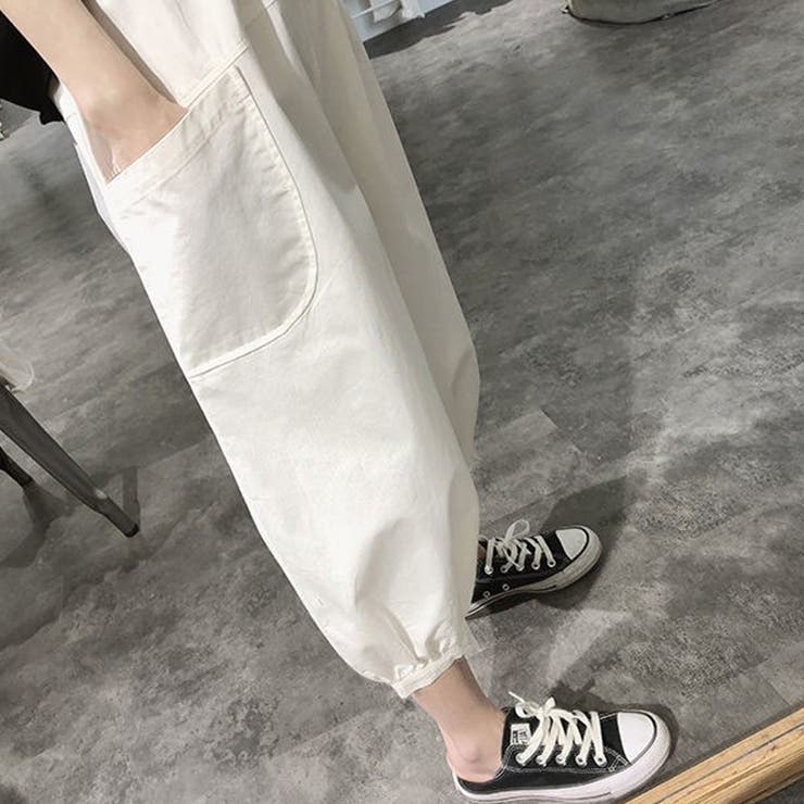 yuni／ユニ 20/2強撚ツイル バックゴム ワイドパンツ | Nine Two