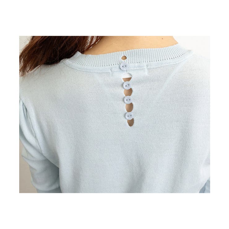 サマーニット パフスリーブ プルオーバー | Miniministore | 詳細画像22 