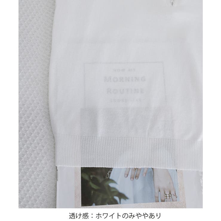 ハーフジップポロシャツ 半袖サマーニット | Miniministore | 詳細画像28 