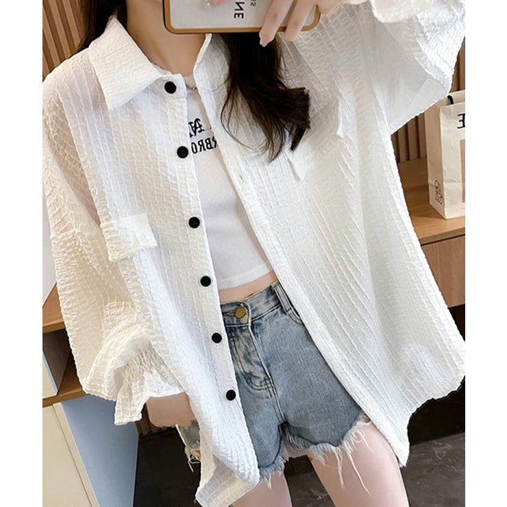 シャツカーディガン キャンディースリーブ | Miniministore | 詳細画像10 