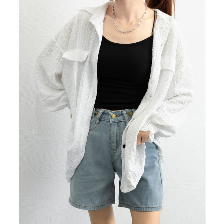 シャツカーディガン キャンディースリーブ | Miniministore | 詳細画像17 