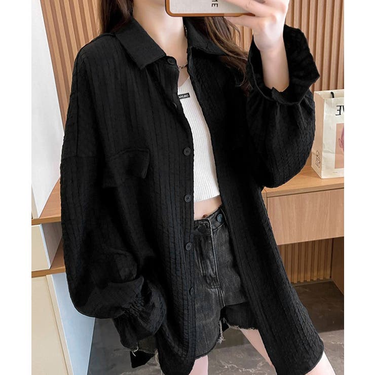 シャツカーディガン キャンディースリーブ | Miniministore | 詳細画像5 